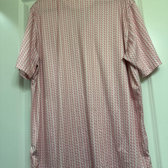 Greg Norman Men's Patterned Polo golf shirt - Picture 4 of 6